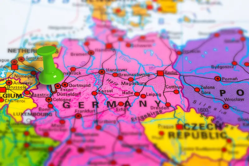 德国杜塞尔多夫地图-80954942